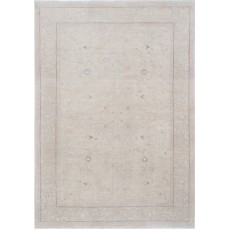 Hand Knotted Beige, Blush Wool Rug | Soft-Toned Floral Pattern Carpet