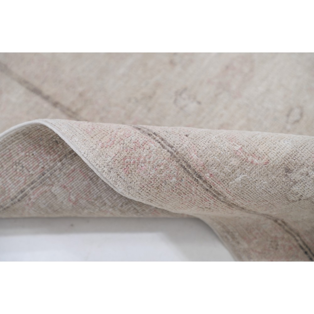 Hand Knotted Beige, Blush Wool Rug | Soft-Toned Floral Pattern Carpet Hand Knotted Beige, Blush Wool Rug | Soft-Toned Floral Pattern Carpet