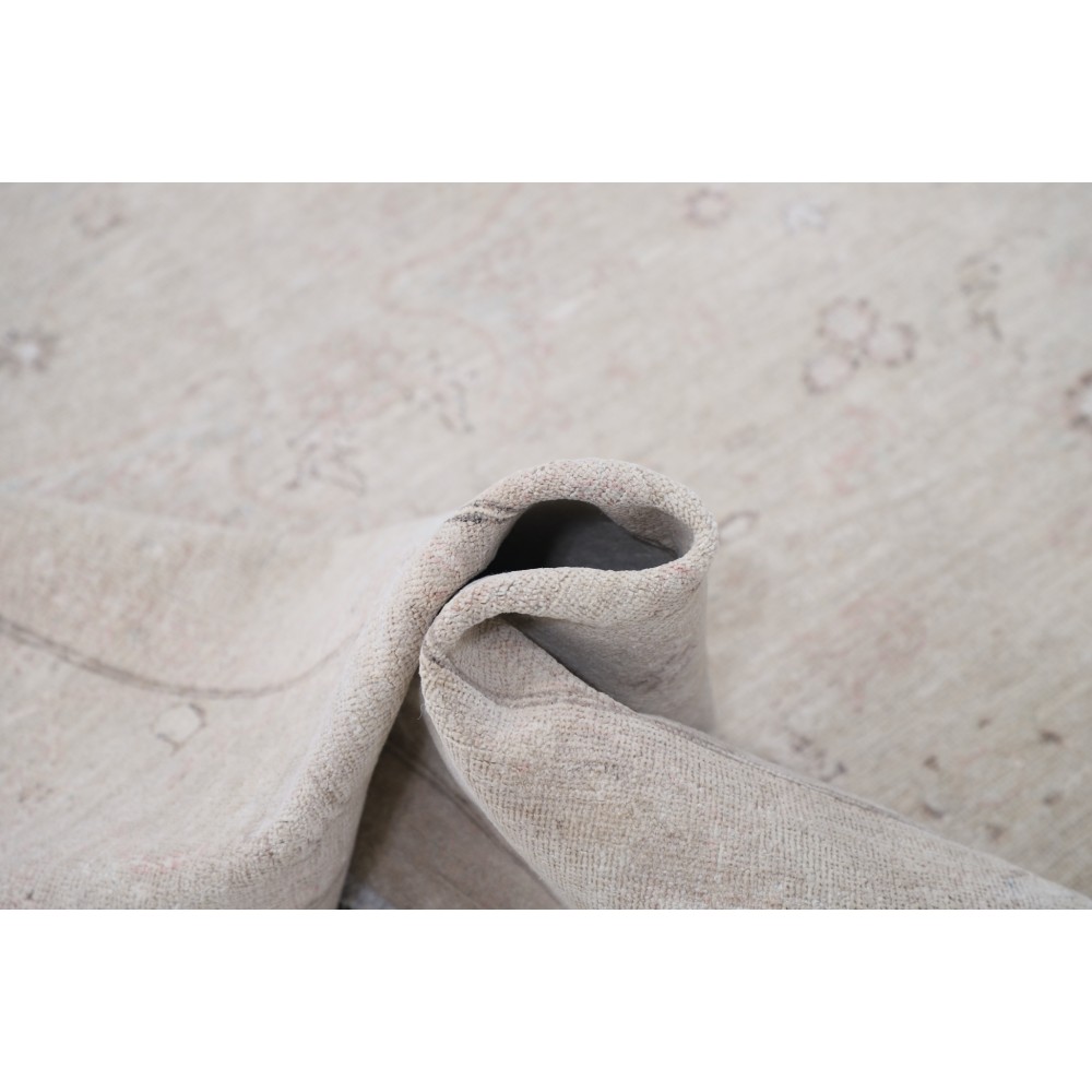 Hand Knotted Beige, Blush Wool Rug | Soft-Toned Floral Pattern Carpet Hand Knotted Beige, Blush Wool Rug | Soft-Toned Floral Pattern Carpet