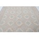 Hand Knotted Beige, Light Blue, Taupe Wool Rug | Geometric Trellis Pattern Carpet Hand Knotted Beige, Light Blue, Taupe Wool Rug | Geometric Trellis Pattern Carpet