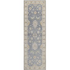 Handknotted Runner Rug for Corridor and Hallway Decor | Floral Wool Kitchen Rug | Stair Rug