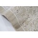 Hand Knotted Beige Wool Area Rug | Turkish Leaf Trellis Design Carpet Hand Knotted Beige Wool Area Rug | Turkish Leaf Trellis Design Carpet