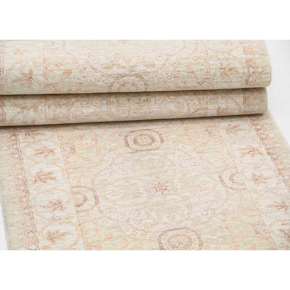 Hand Knotted Wool Runner Rug | Hallway Runner Rug | Beige Kitchen Rug | Corridor Rug Hand Knotted Wool Runner Rug | Hallway Runner Rug | Beige Kitchen Rug | Corridor Rug