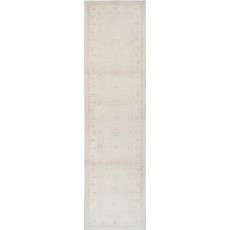 Hand Knotted Wool Runner Rug | Hallway Runner Rug | Beige Kitchen Rug | Corridor Rug