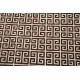 Hand Knotted Turkish Wool Rug | Beige & Brown Greek Key Pattern Area Rug, Modern Geometric Carpet Hand Knotted Turkish Wool Rug | Beige & Brown Greek Key Pattern Area Rug, Modern Geometric Carpet