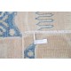 Hand Knotted Beige and Light Blue Wool Area Rug | Turkish Geometric Repeating Design Carpet Hand Knotted Beige and Light Blue Wool Area Rug | Turkish Geometric Repeating Design Carpet