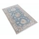 Hand Knotted Light Blue, Ivory, Beige Wool Area Rug | Turkish Oushak Style Accent Rug Hand Knotted Light Blue, Ivory, Beige Wool Area Rug | Turkish Oushak Style Accent Rug