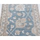 Hand Knotted Light Blue, Ivory, Beige Wool Area Rug | Turkish Oushak Style Accent Rug Hand Knotted Light Blue, Ivory, Beige Wool Area Rug | Turkish Oushak Style Accent Rug