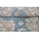 Hand Knotted Light Blue, Ivory, Beige Wool Area Rug | Turkish Oushak Style Accent Rug Hand Knotted Light Blue, Ivory, Beige Wool Area Rug | Turkish Oushak Style Accent Rug