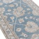 Hand Knotted Light Blue, Ivory, Beige Wool Area Rug | Turkish Oushak Style Accent Rug Hand Knotted Light Blue, Ivory, Beige Wool Area Rug | Turkish Oushak Style Accent Rug