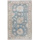 Hand Knotted Light Blue, Ivory, Beige Wool Area Rug | Turkish Oushak Style Accent Rug Hand Knotted Light Blue, Ivory, Beige Wool Area Rug | Turkish Oushak Style Accent Rug