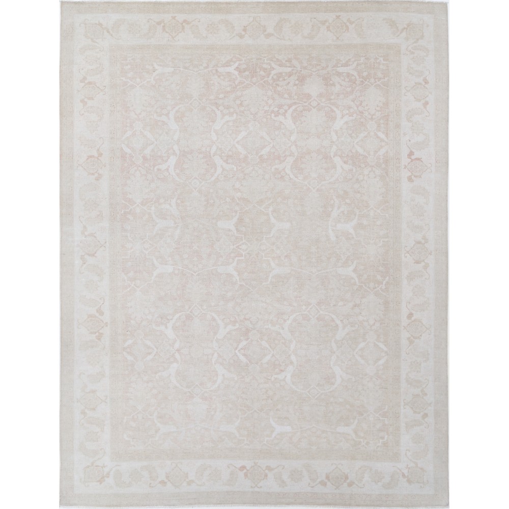 Hand Knotted Beige, Blush Wool Area Rug | Turkish Geometric Design Carpet Hand Knotted Beige, Blush Wool Area Rug | Turkish Geometric Design Carpet
