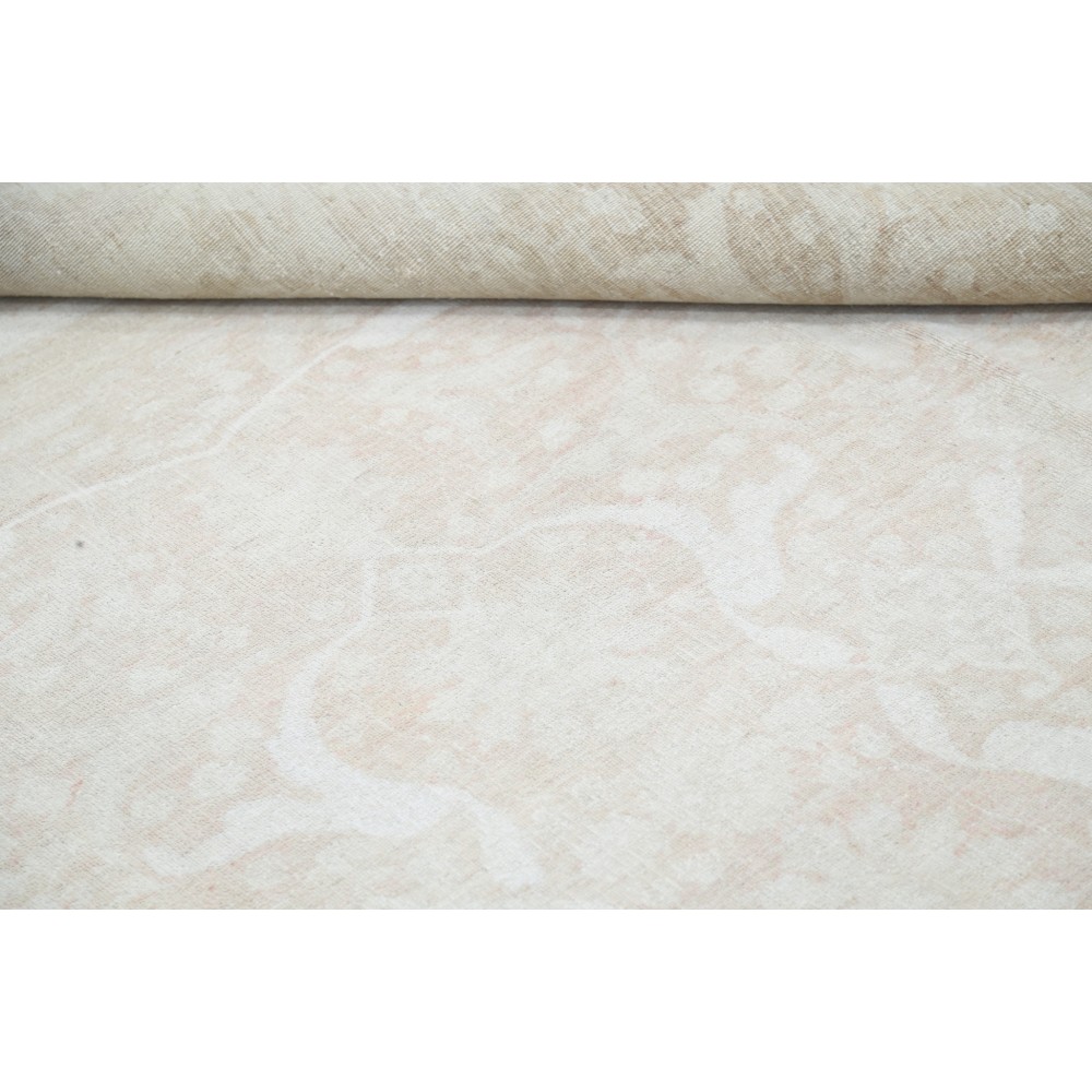 Hand Knotted Beige, Blush Wool Area Rug | Turkish Geometric Design Carpet Hand Knotted Beige, Blush Wool Area Rug | Turkish Geometric Design Carpet