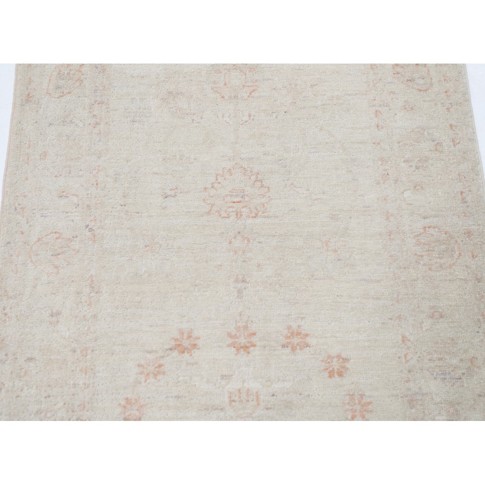 Traditional Hand Knotted Turkish Accent Rug | Beige Wool Area Rug for Bedroom and Entryway | New Condition Traditional Hand Knotted Turkish Accent Rug | Beige Wool Area Rug for Bedroom and Entryway | New Condition