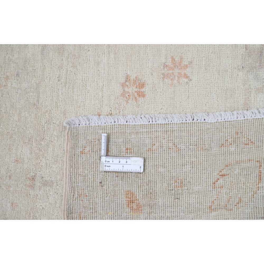 Traditional Hand Knotted Turkish Accent Rug | Beige Wool Area Rug for Bedroom and Entryway | New Condition Traditional Hand Knotted Turkish Accent Rug | Beige Wool Area Rug for Bedroom and Entryway | New Condition