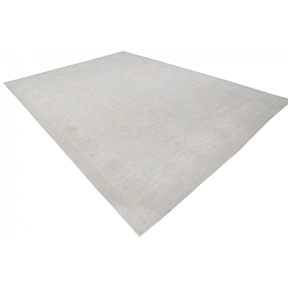Hand Knotted Beige Area Rug for Large Living Room | Traditional Carpet for Spacious Interiors | 100% Wool Hand Knotted Beige Area Rug for Large Living Room | Traditional Carpet for Spacious Interiors | 100% Wool