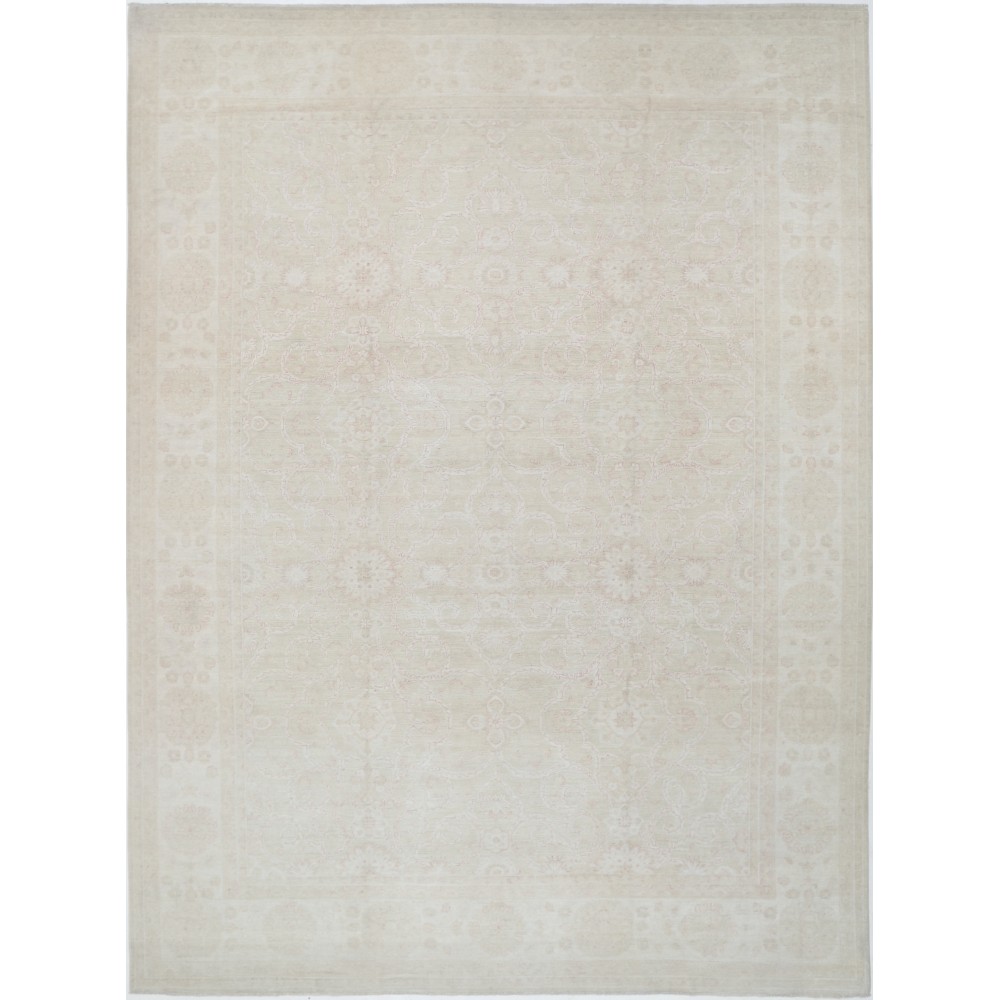 Hand Knotted Beige Area Rug for Large Living Room | Traditional Carpet for Spacious Interiors | 100% Wool Hand Knotted Beige Area Rug for Large Living Room | Traditional Carpet for Spacious Interiors | 100% Wool