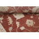 Hand Knotted Floral Area Rug with Red Field and Beige Border | Turkish Wool Carpet for Home Decor Hand Knotted Floral Area Rug with Red Field and Beige Border | Turkish Wool Carpet for Home Decor