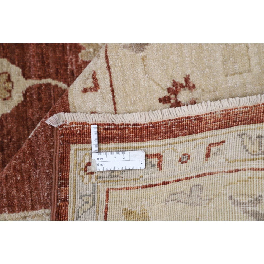 Hand Knotted Floral Area Rug with Red Field and Beige Border | Turkish Wool Carpet for Home Decor Hand Knotted Floral Area Rug with Red Field and Beige Border | Turkish Wool Carpet for Home Decor
