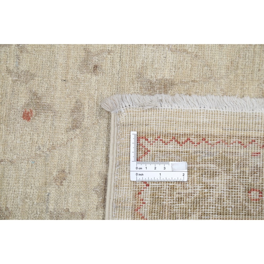 Hand Knotted Floral Area Rug with Red Field and Ivory Border | Turkish Oushak Wool Carpet Hand Knotted Floral Area Rug with Red Field and Ivory Border | Turkish Oushak Wool Carpet