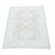 Floral Patterned Oushak Accent Rug | Hand Knotted Turkish Rug in Soft Tones | 100% Wool