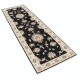 Black, Beige Runner Rug for Corridor | Hand Knotted Runner Rug for Hallway | Floral Kitchen Rug Black, Beige Runner Rug for Corridor | Hand Knotted Runner Rug for Hallway | Floral Kitchen Rug