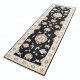 Black, Beige Runner Rug for Corridor | Hand Knotted Runner Rug for Hallway | Floral Kitchen Rug Black, Beige Runner Rug for Corridor | Hand Knotted Runner Rug for Hallway | Floral Kitchen Rug