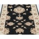 Black, Beige Runner Rug for Corridor | Hand Knotted Runner Rug for Hallway | Floral Kitchen Rug Black, Beige Runner Rug for Corridor | Hand Knotted Runner Rug for Hallway | Floral Kitchen Rug