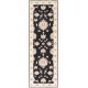 Black, Beige Runner Rug for Corridor | Hand Knotted Runner Rug for Hallway | Floral Kitchen Rug Black, Beige Runner Rug for Corridor | Hand Knotted Runner Rug for Hallway | Floral Kitchen Rug