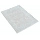 Hand Knotted Beige Wool Oushak Accent Rug with All-Over Floral Design Hand Knotted Beige Wool Oushak Accent Rug with All-Over Floral Design