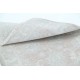Hand Knotted Beige Wool Oushak Accent Rug with All-Over Floral Design Hand Knotted Beige Wool Oushak Accent Rug with All-Over Floral Design