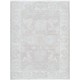 Hand Knotted Beige Wool Oushak Accent Rug with All-Over Floral Design Hand Knotted Beige Wool Oushak Accent Rug with All-Over Floral Design