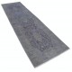 Hand Knotted Hallway Runner Rug for Corridor | Gray, Blue Wool Runner Rug | Kitchen Rug Hand Knotted Hallway Runner Rug for Corridor | Gray, Blue Wool Runner Rug | Kitchen Rug