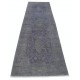 Hand Knotted Hallway Runner Rug for Corridor | Gray, Blue Wool Runner Rug | Kitchen Rug Hand Knotted Hallway Runner Rug for Corridor | Gray, Blue Wool Runner Rug | Kitchen Rug