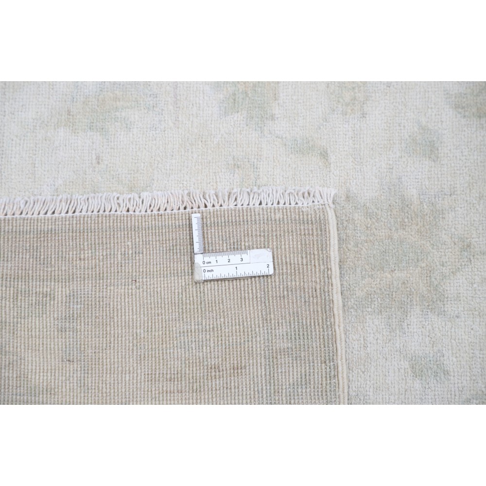 Traditional Handknotted Accent Rug for Entryway | Beige Bedside Rug | 100% Wool Traditional Handknotted Accent Rug for Entryway | Beige Bedside Rug | 100% Wool