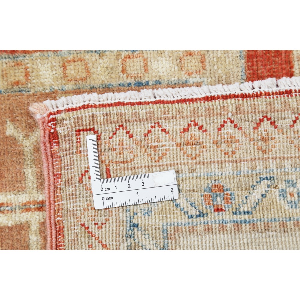 Multicolor Hand Knotted Area Rug | Turkish Panel Geometric Design Carpet Multicolor Hand Knotted Area Rug | Turkish Panel Geometric Design Carpet