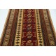 Hand Knotted Red, Navy Blue, Beige Runner Rug | Tribal Style Hallway Rug | Stair Rug | Wool Corridor Rug Hand Knotted Red, Navy Blue, Beige Runner Rug | Tribal Style Hallway Rug | Stair Rug | Wool Corridor Rug