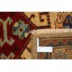 Hand Knotted Red, Navy Blue, Beige Runner Rug | Tribal Style Hallway Rug | Stair Rug | Wool Corridor Rug Hand Knotted Red, Navy Blue, Beige Runner Rug | Tribal Style Hallway Rug | Stair Rug | Wool Corridor Rug