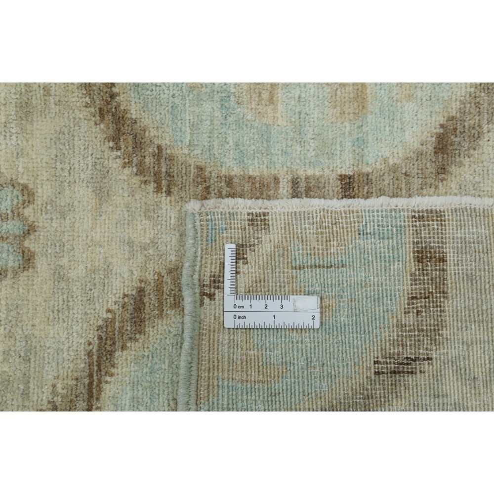 Hand Knotted Trellis Rug, Beige and Light Blue Area Rug, Geometric Pattern Carpet | 100% Wool Hand Knotted Trellis Rug, Beige and Light Blue Area Rug, Geometric Pattern Carpet | 100% Wool