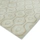 Hand Knotted Trellis Rug, Beige and Light Blue Area Rug, Geometric Pattern Carpet | 100% Wool Hand Knotted Trellis Rug, Beige and Light Blue Area Rug, Geometric Pattern Carpet | 100% Wool