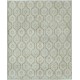 Hand Knotted Trellis Rug, Beige and Light Blue Area Rug, Geometric Pattern Carpet | 100% Wool Hand Knotted Trellis Rug, Beige and Light Blue Area Rug, Geometric Pattern Carpet | 100% Wool