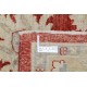 Hand Knotted Floral Oushak Area Rug with Red Field and Ivory Border | Wool Carpet for Home Decor Hand Knotted Floral Oushak Area Rug with Red Field and Ivory Border | Wool Carpet for Home Decor