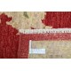 Hand Knotted Floral Large Area Rug with Red Field and Ivory Border | Turkish Oushak Wool Carpet Hand Knotted Floral Large Area Rug with Red Field and Ivory Border | Turkish Oushak Wool Carpet