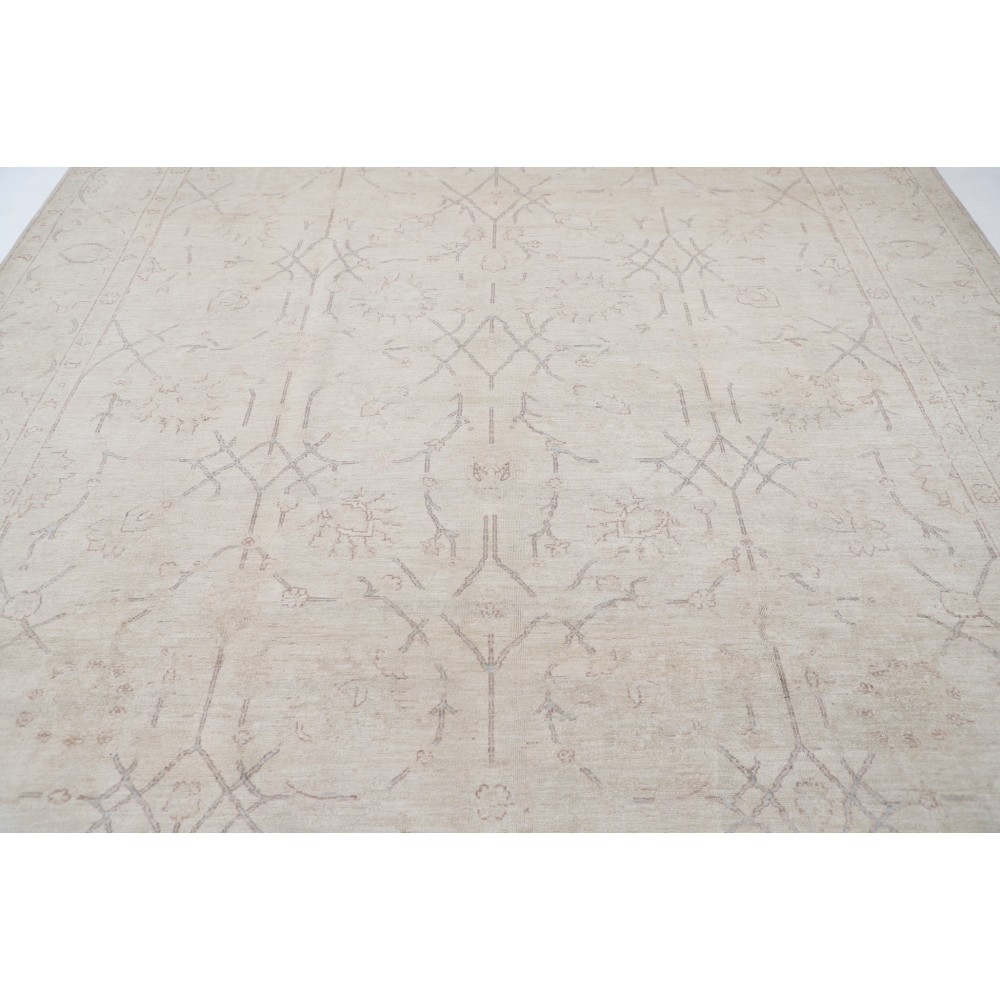 Hand Knotted Large Area Rug for Living Room and Bedroom Decor | Beige Wool Carpet Hand Knotted Large Area Rug for Living Room and Bedroom Decor | Beige Wool Carpet