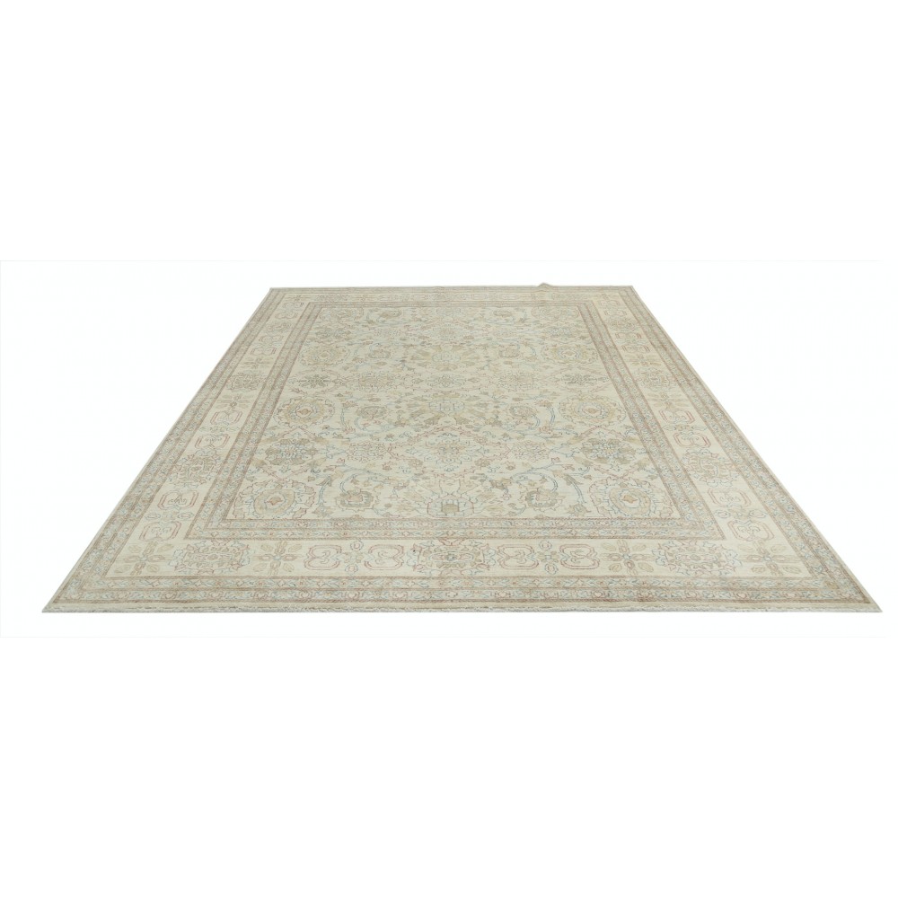 Handknotted Large Area Rug for Home Decor | 100% Wool | Traditional Beige Carpet Handknotted Large Area Rug for Home Decor | 100% Wool | Traditional Beige Carpet