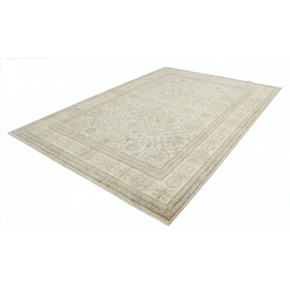 Handknotted Large Area Rug for Home Decor | 100% Wool | Traditional Beige Carpet Handknotted Large Area Rug for Home Decor | 100% Wool | Traditional Beige Carpet