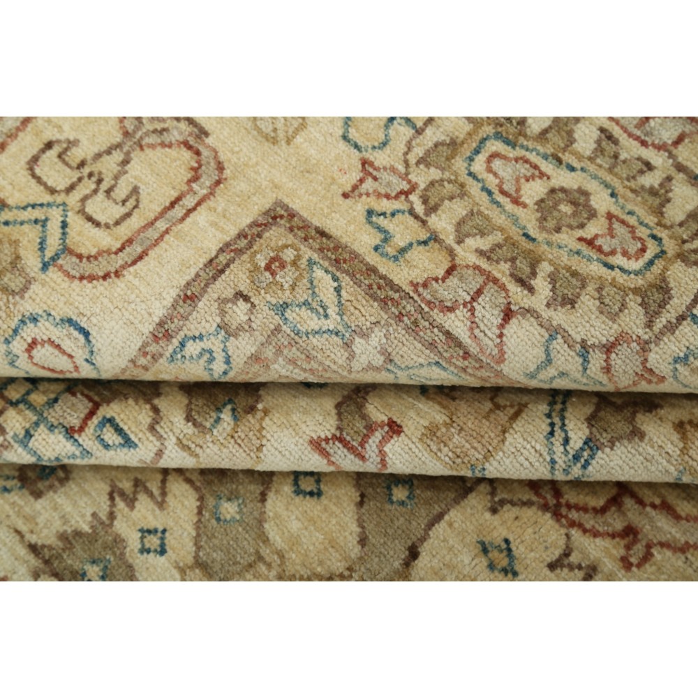 Handknotted Large Area Rug for Home Decor | 100% Wool | Traditional Beige Carpet Handknotted Large Area Rug for Home Decor | 100% Wool | Traditional Beige Carpet