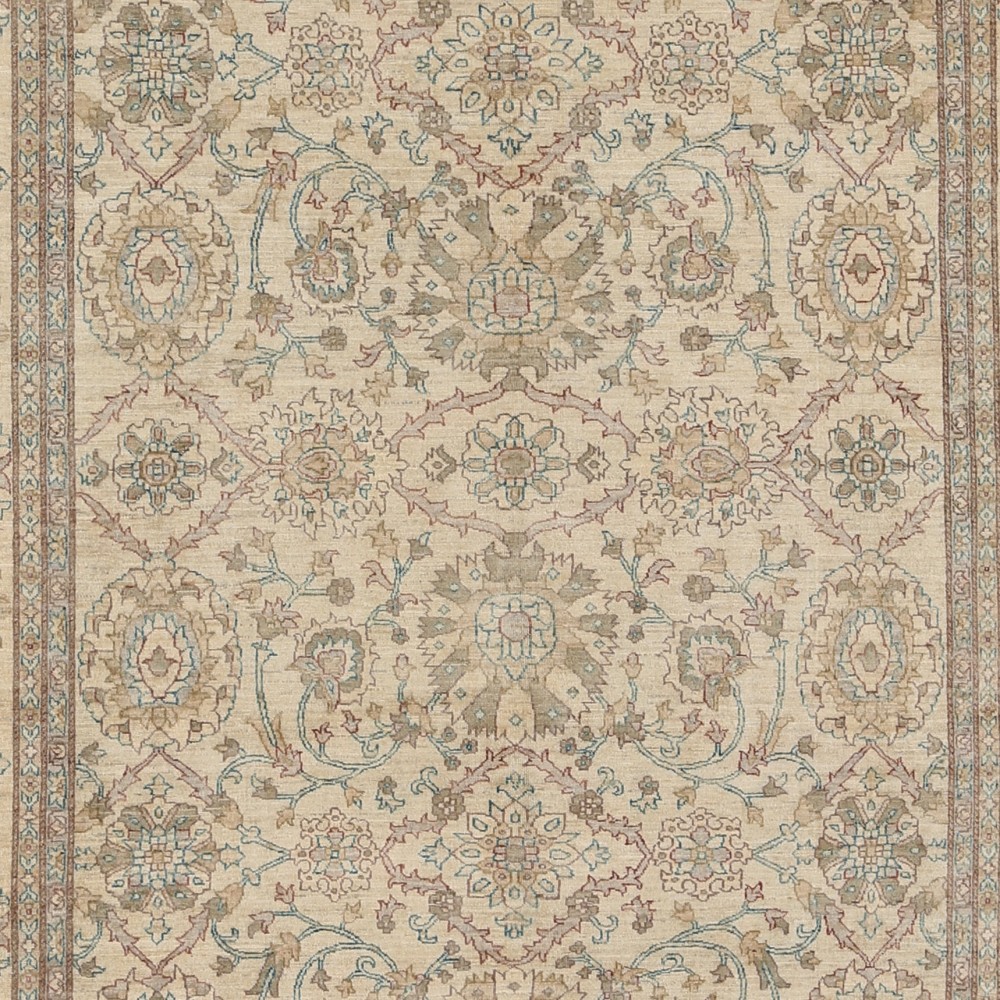 Handknotted Large Area Rug for Home Decor | 100% Wool | Traditional Beige Carpet Handknotted Large Area Rug for Home Decor | 100% Wool | Traditional Beige Carpet