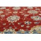 Hand Knotted Floral Large Area Rug with Red Field and Beige Border | Traditional Oushak Wool Carpet Hand Knotted Floral Large Area Rug with Red Field and Beige Border | Traditional Oushak Wool Carpet