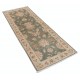 Hand Knotted Sage Green, Ivory, Red Wool Runner Rug | Floral Corridor Rug for Hallway, Kitchen Hand Knotted Sage Green, Ivory, Red Wool Runner Rug | Floral Corridor Rug for Hallway, Kitchen